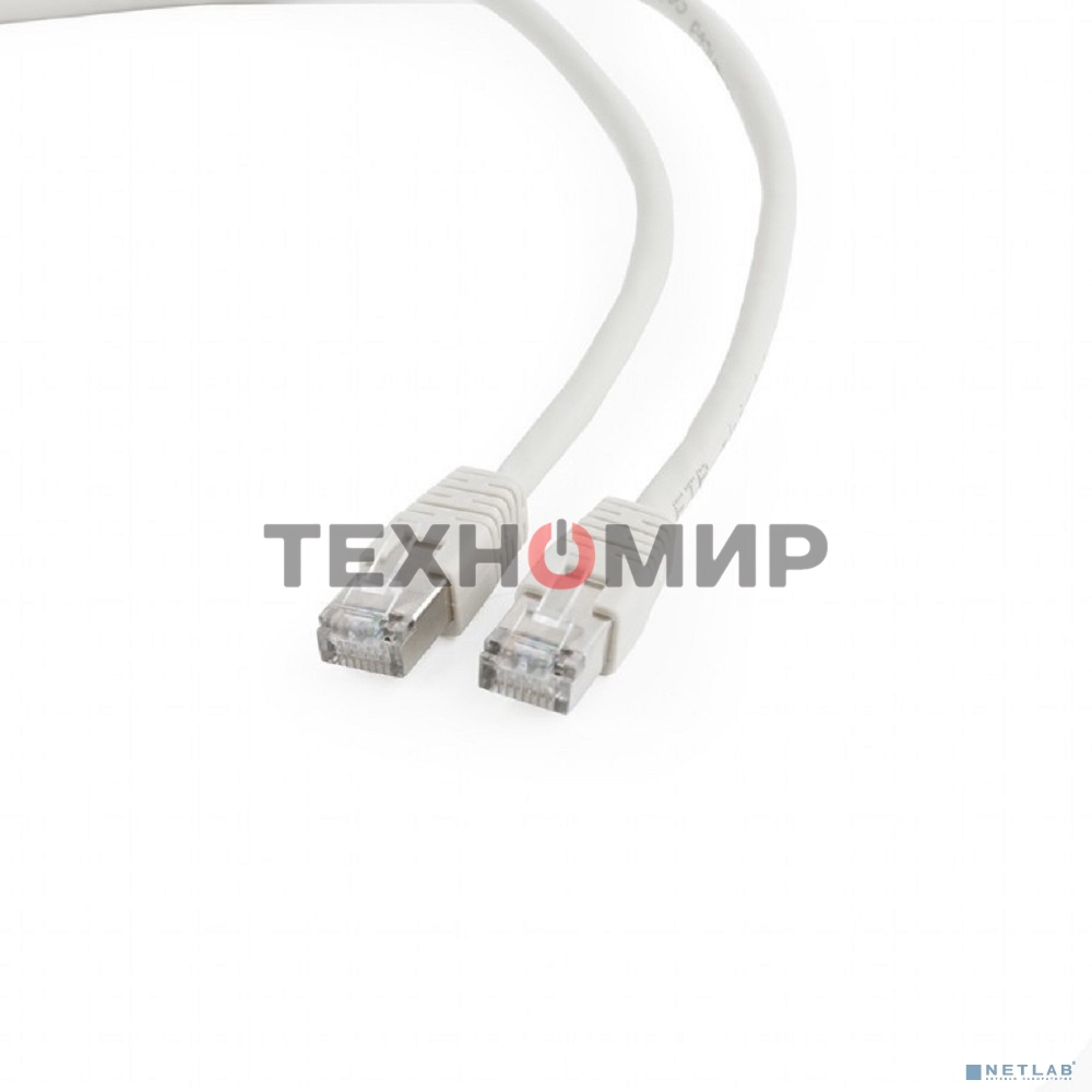 Патч-корд FTP Cablexpert cat.6, 0.5м, литой, многожильный серый