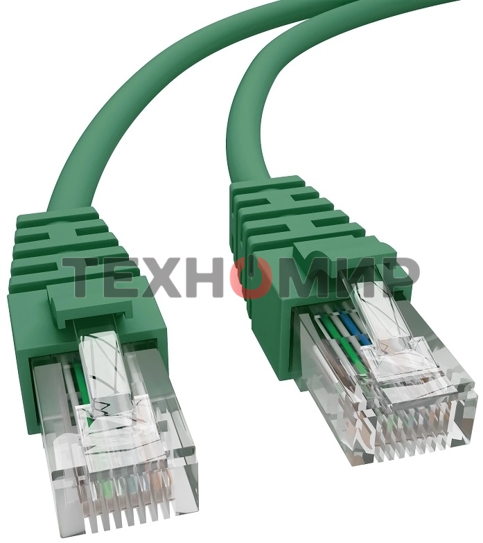 Патч-корд NTSS NTSS-PC-UTP-RJ45-5e-0.15-LSZH-GN NTSS-PC-UTP-RJ45-5E-0.15-LSZH UTP RJ-45 вил.-вилка RJ-45 cat.5e 0.15м зеленый LSZH (уп.:1шт)