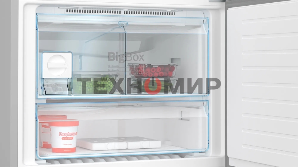 Холодильник Bosch KGN86AI32U серебристый двухкамерный 479/140л морозилка снизу