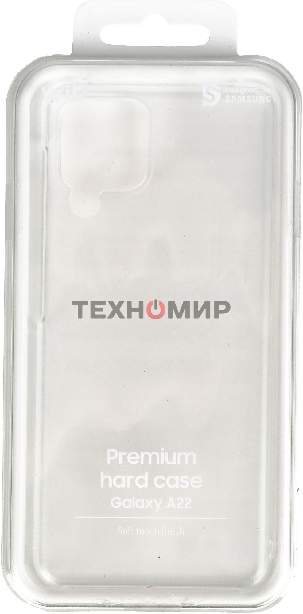 Чехол (клип-кейс) Samsung для Samsung Galaxy A22 LTE Wits Premium Hard Case прозрачный (GP-FPA225WSATR)