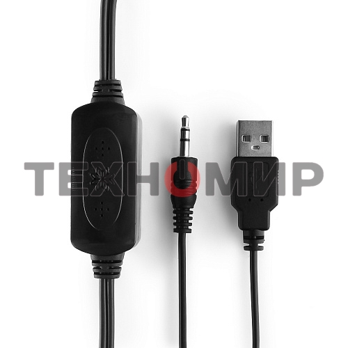 Акустическая система 2.0 Gembird SPK-105, черный, 5 Вт, регулятор громкости, USB-питание