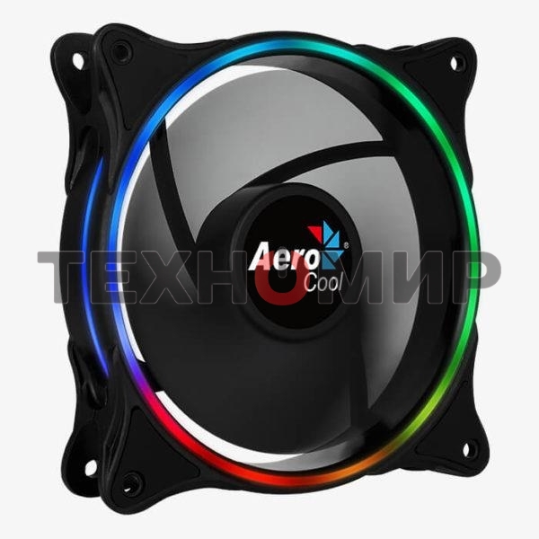 Вентилятор для корпуса Aerocool/Formula Eclipse 12 черный, 120 мм, 1200 об/мин, 19.8 дБ, 6 pin