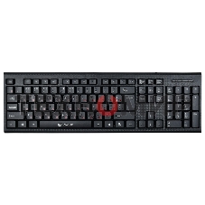Клавиатура проводная Oklick 120M, USB, черный