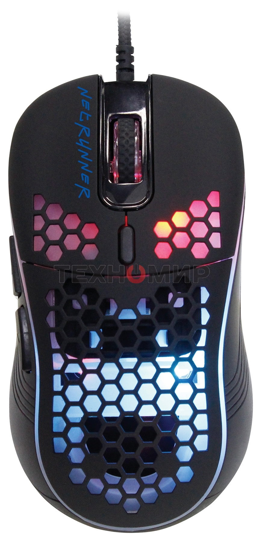 Мышь проводная Oklick/Оклик 713G NETRUNNER черный оптическая (3200dpi) USB (6but)