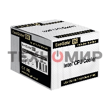 Кулер для процессора ExeGate ETA-20.PWM.V1700 серебристый, 90 мм, алюминий, 2600 об/мин, 23.5 дБ, 4 pin, 90 Вт, 60 мм