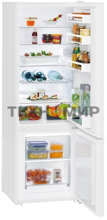 Холодильники Liebherr CUe 2831-26 001 белый двухкамерный 212/53л морозилка снизу