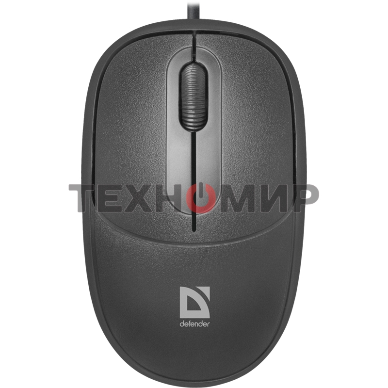 Мышь проводная Defender Datum MS-980 черный, 1000 dpi, USB, кнопки - 3