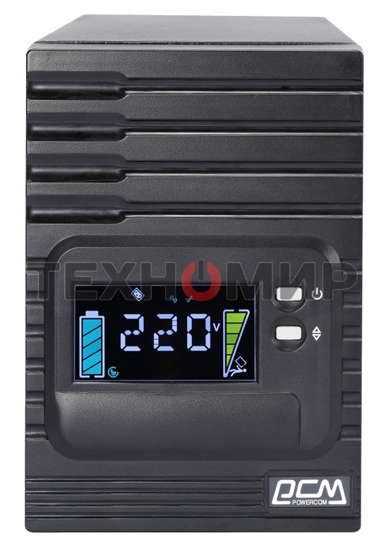 Источник бесперебойного питания Powercom Smart King Pro+ SPT-1500-II LCD 1200Вт 1500ВА черный