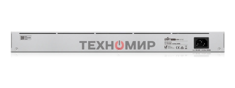 Коммутатор Ubiquiti UniFi USW-48-POE 4SFP 600W управляемый