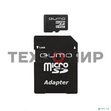 Флеш карта QUMO QM8GMICSDHC10 8Gb MicroSDHC Class 10, SD adapter