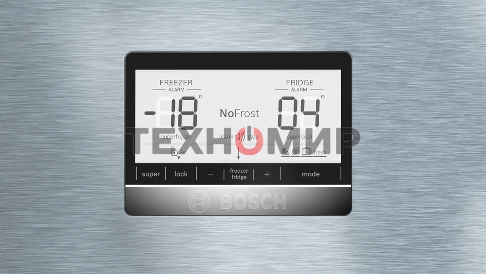 Холодильник Bosch KGN86AI32U серебристый двухкамерный 479/140л морозилка снизу