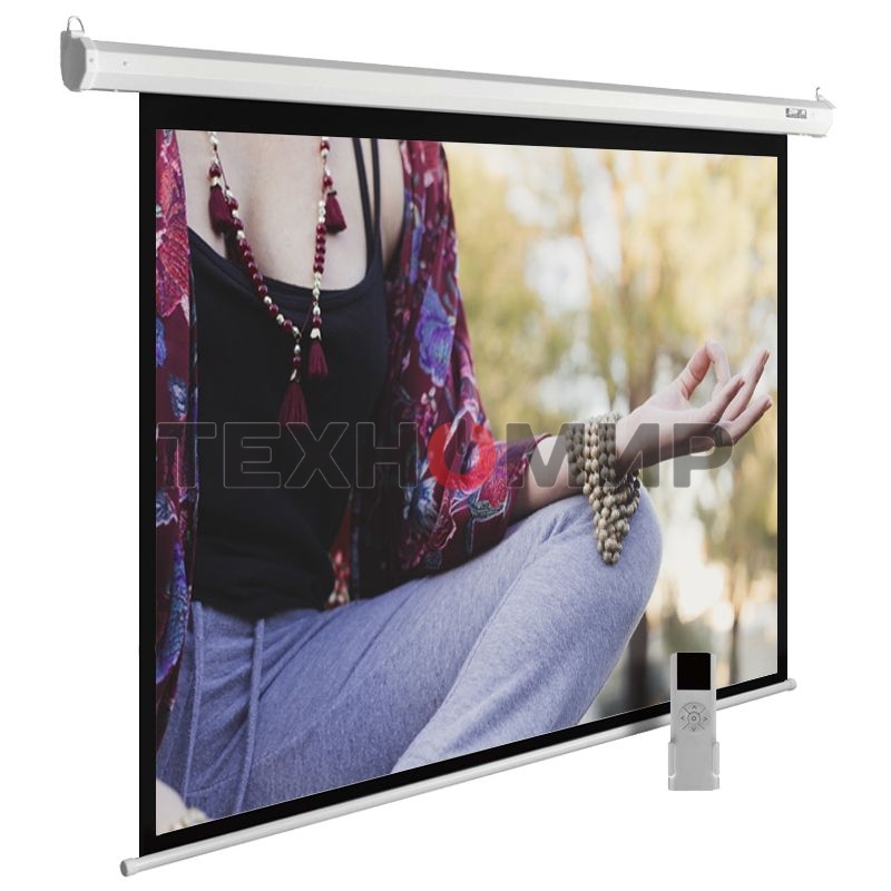 Экран Cactus 210x280 см MotoExpert CS-PSME-280x210-WT 4:3 настенно-потолочный рулонный белый (моторизованный привод)