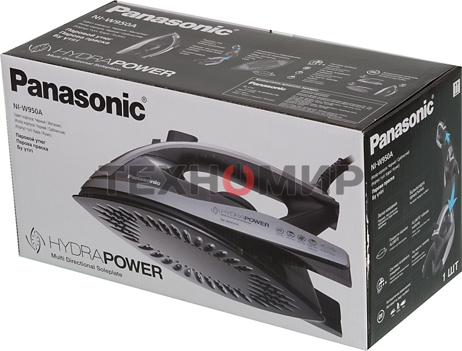 Утюг Panasonic NI-W950ALTW 2400 Вт черный