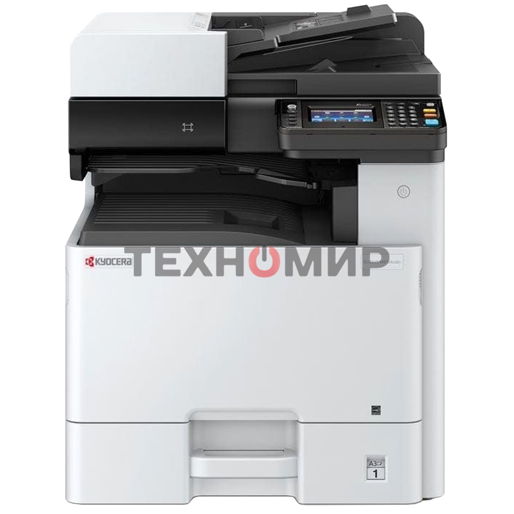 МФУ лазерное Kyocera Ecosys M8124cidn (1102P43AX0) АЗИЯ, (А3, 24/12 ppm A4/A3 1,5 Gb, USB, Network, дуплекс, автоподатчик, пуск. комплект, старт. карт.TK-8110)