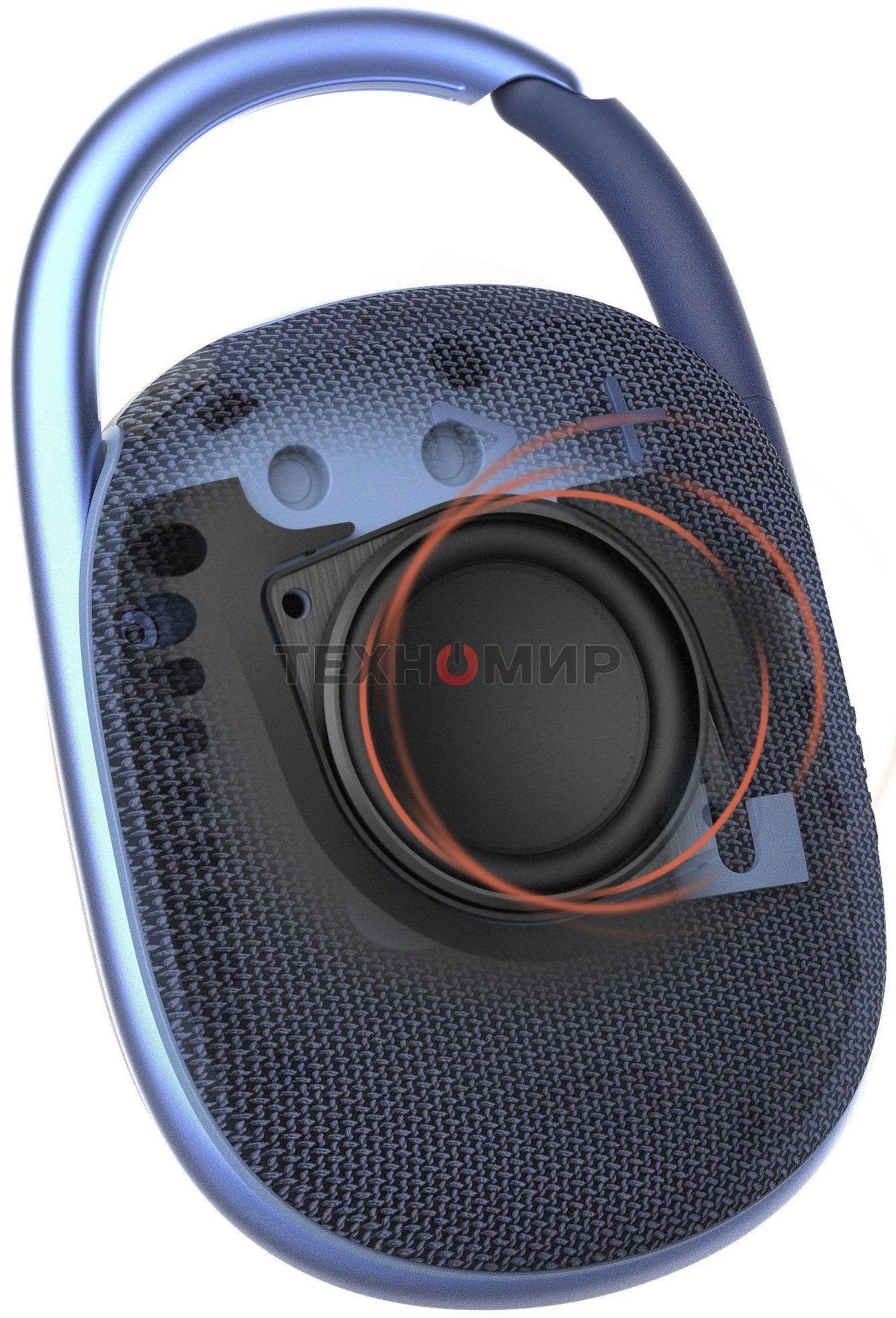 Портативная акустическая система JBL CLIP 4, синий