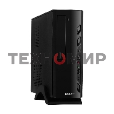 Компьютерный корпус ExeGate EX268694RUS Компьютерный корпус MiniITX ExeGate MI-208 Black, miniITX/mATX, M350, 80мм, 2хUSB, Audio