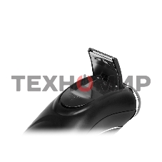 Электробритва Centek CT-2176 черный/хром ротор, 3 плавающие головки, аккумулятор + работа от сети, триммер