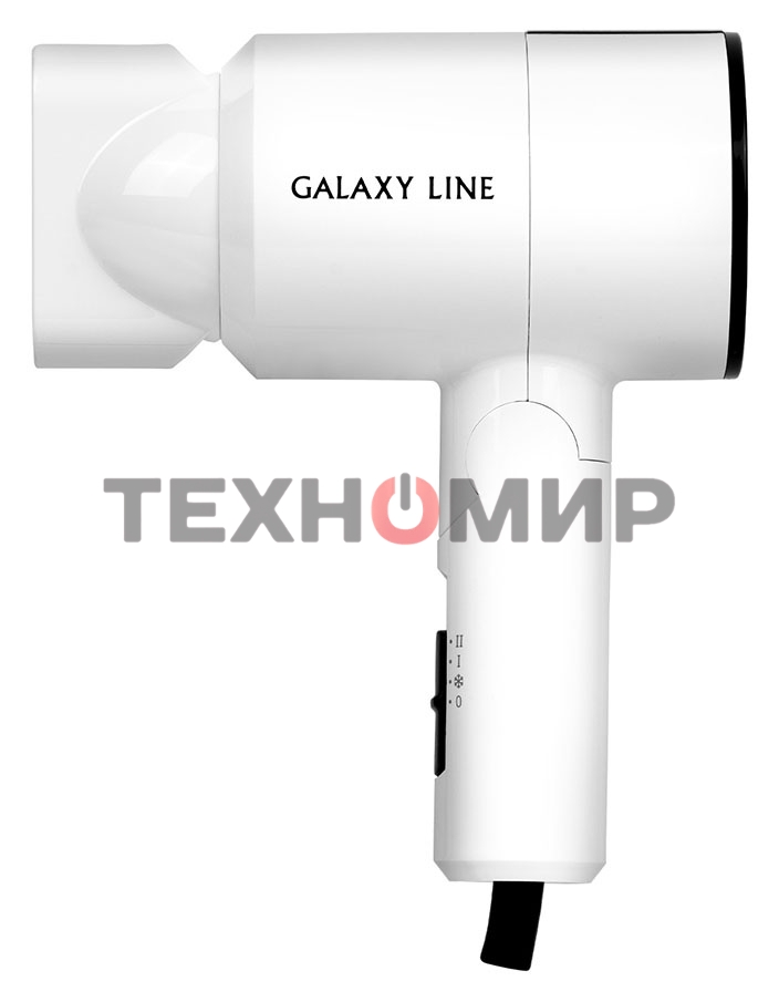 Фен Galaxy Line GL 4345 белый, 1400 Вт, компактный