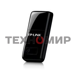 Сетевой адаптер TP-Link SOHO TL-WN823N Беспроводной USB мини адаптер 300 Мбит/с стандарта N c кнопкой QSS(Realtec)