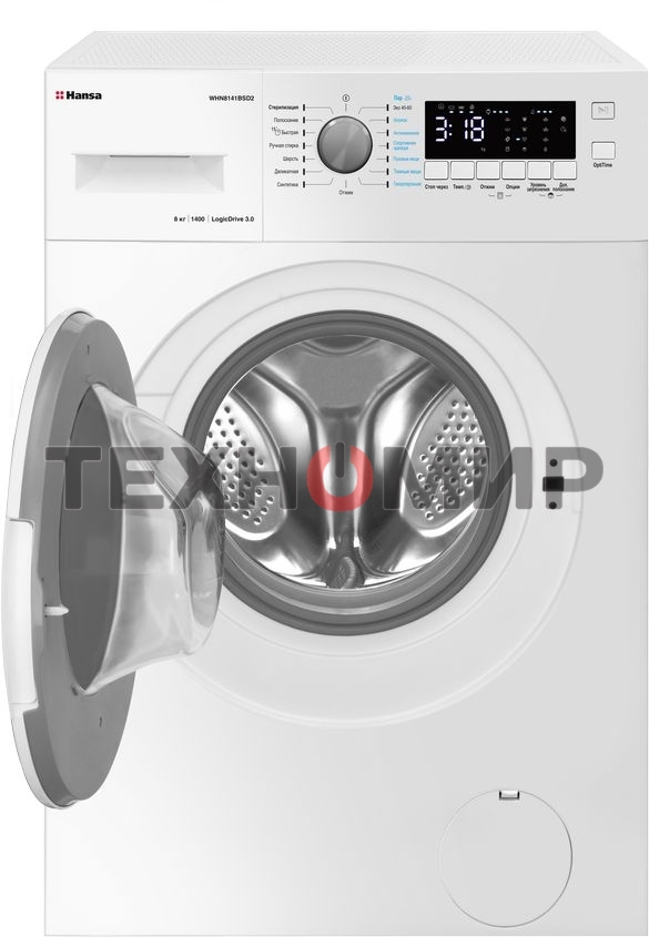 Стиральная машина Hansa WHN8141BSD2 белый загр. фронтальная макс.: 8 кг 1400 об/мин класс: А+++