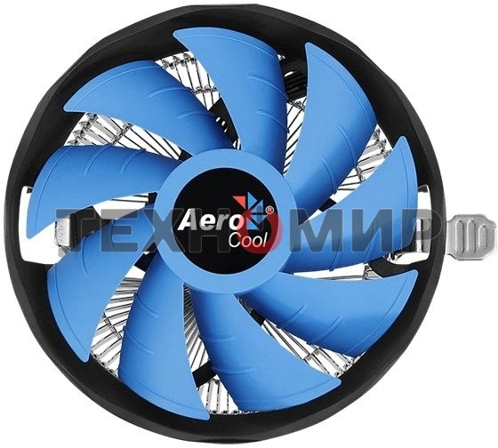 Кулер для процессора AeroCool/Formula Verkho Plus серебристый/черный, 120 мм, алюминий, 2000 об/мин, 26.5 дБ, 4 pin, 110 Вт, 68 мм