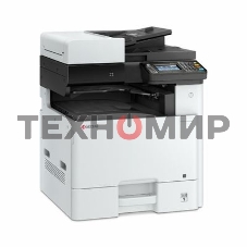 МФУ лазерное Kyocera Ecosys M8124cidn (1102P43NL0), A3, цветной, печ. до 24 стр/мин. (А4) до 12 стр/мин. (А3), скан. до 50 стр/мин., 1200 x 1200 dpi (печать) 600x600dpi (скан.), USB, RJ-45, NFC, Air Print, Mopria