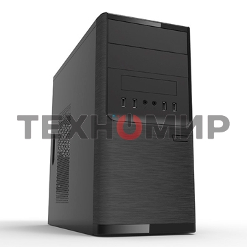 Компьютерный корпус InWin POWERMAN ES701BK USB 3.0 (Mini Tower, mATX, 450W PM-450ATX, USB 3.0x2, USBx2 + Audio, черный)