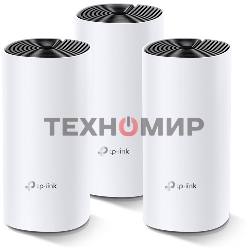 Бесшовный Mesh роутер TP-Link Deco M4 (DECO M4(3-PACK)) AC1200 10/100/1000BASE-TX (упак.:3шт)