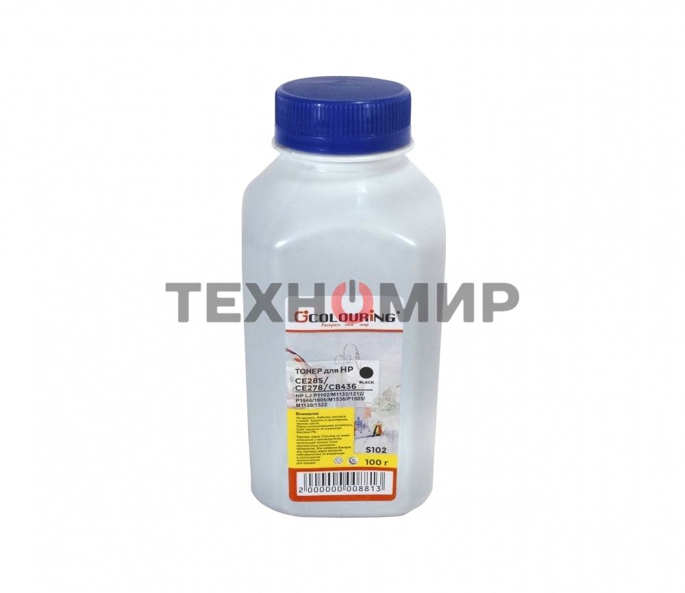 Тонер Colouring CG-CE285/CE278/CB436 для принтеров HP LJ P1102/M1132/1212/P1566/1606/M1536/P1505/M1120/1522