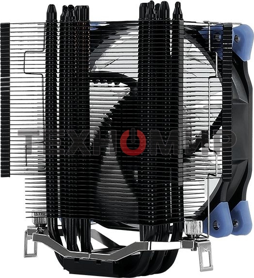 Кулер для процессора AeroCool/Formula Verkho 5 Dark черный, 120 мм, алюминий/медь, 2000 об/мин, 27 дБ, 4 pin, 150 Вт, 156.5 мм