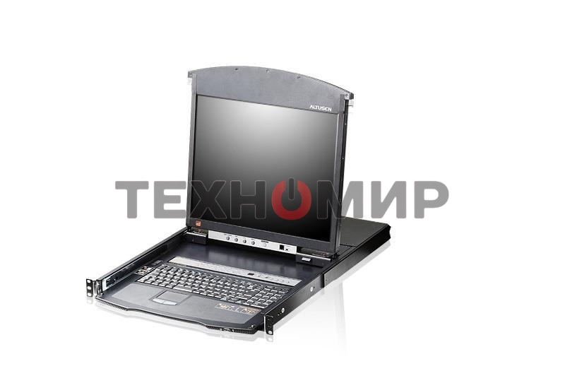 Коммутатор ATEN 16P CAT5 HIGH DENSITY DUAL RAIL LCD OVER IP 17INCH.