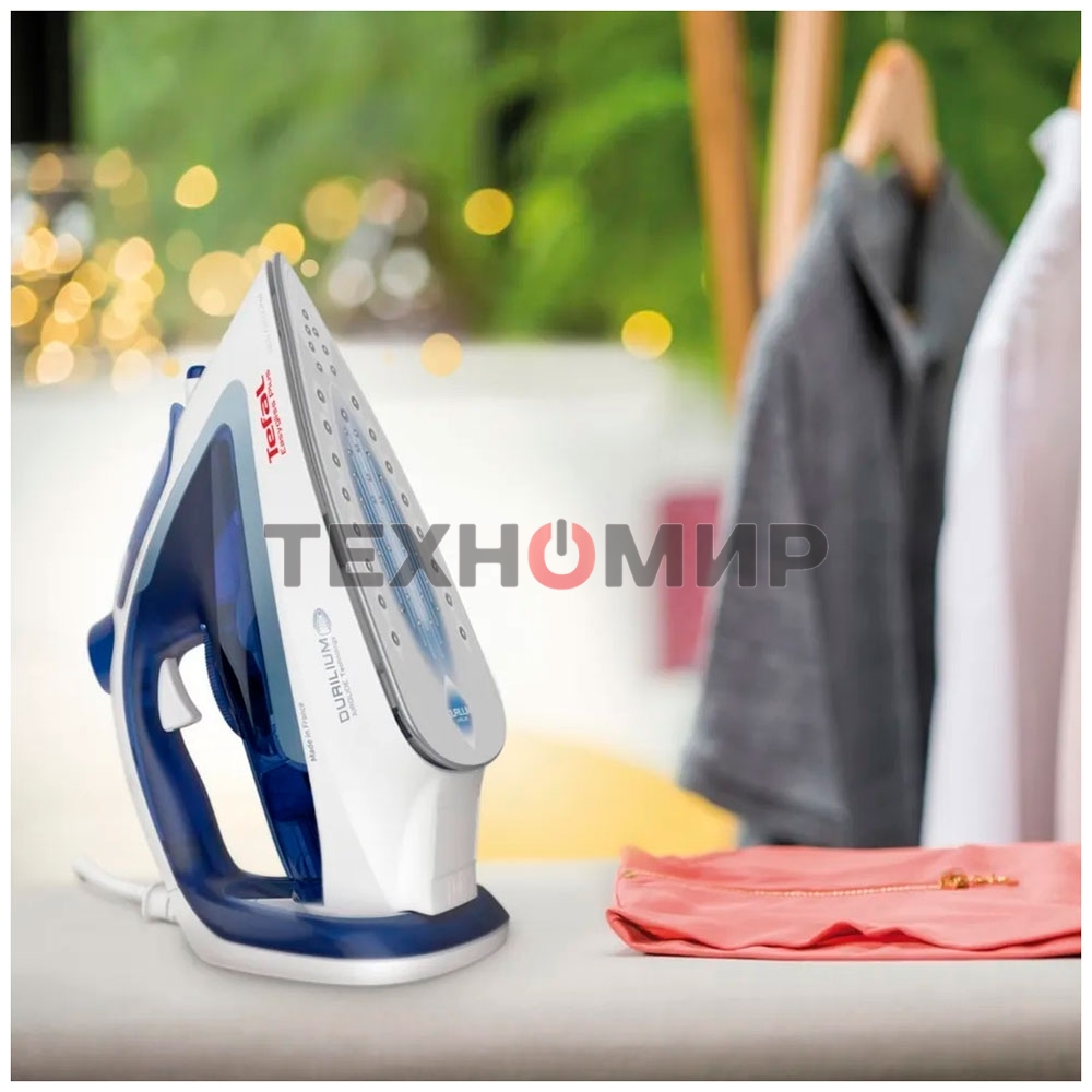 Утюг Tefal FV5736E0 2500Вт, 220г, синий