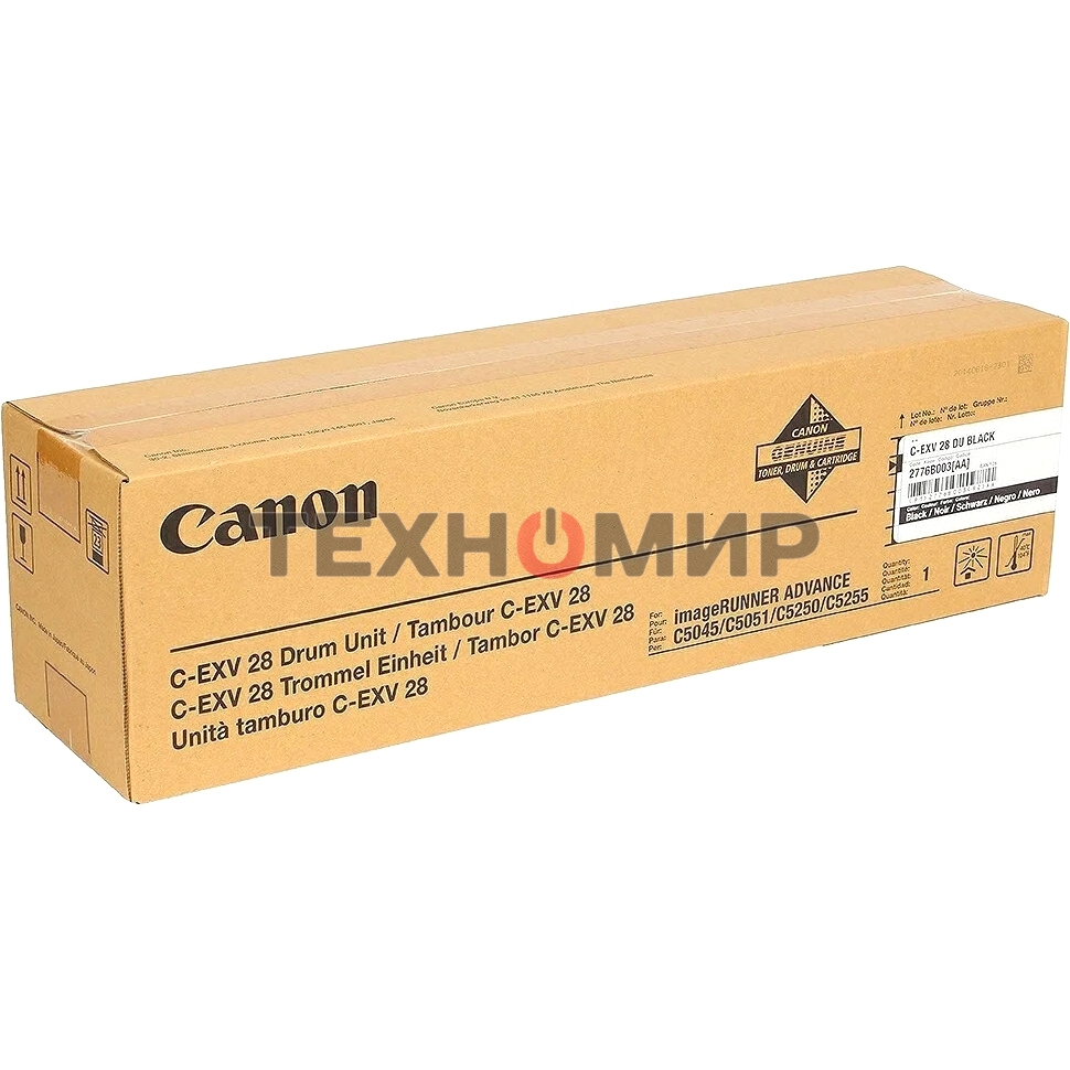 Фотобарабан Canon C-EXV28Bk для iR C5045/C5051/C5250/C5255 . черный. 44000 страниц.