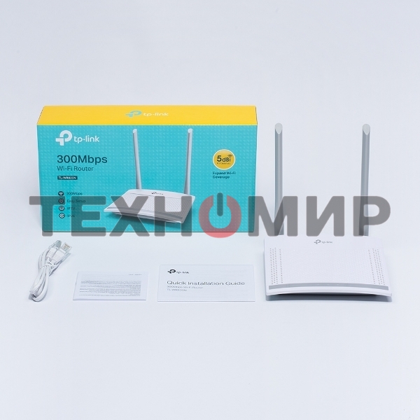 Роутер беспроводной TP-Link TL-WR820N N300 10/100BASE-TX белый