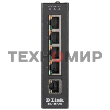Коммутатор промышленный неуправляемый D-Link DIS-100E-5W/A1A с 5 портами 10/100Base-TX, функцией энергосбережения и поддержкой QoS