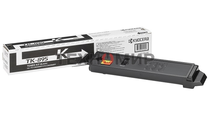 Картридж лазерный Kyocera TK-895K (1T02K00NL0) черный для FS-C8020MFP/C8025MFP/FS-C8520MFP/C8525MFP 12000 стр