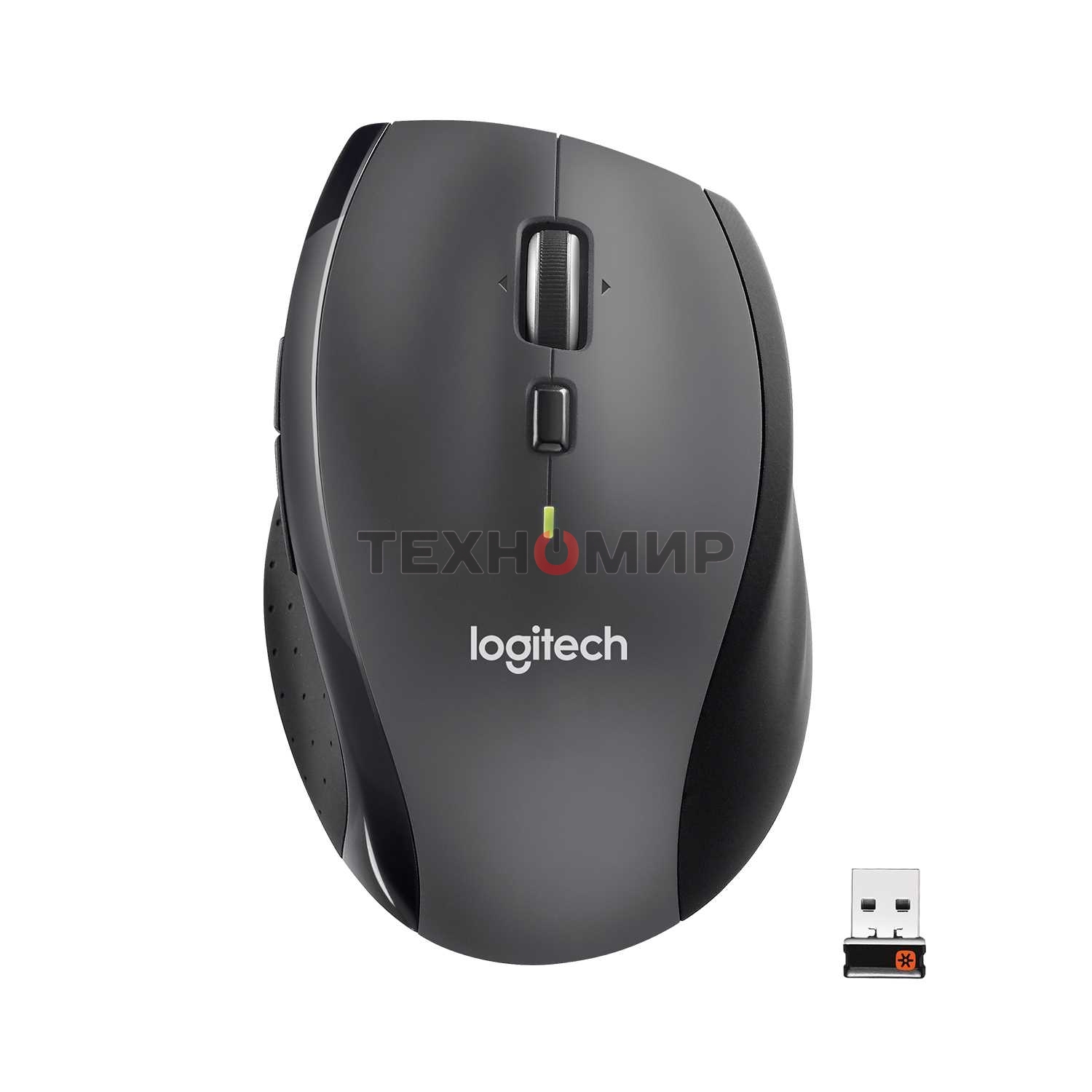 Мышь беспроводная Logitech M705 черный, 1000 dpi, радиоканал, USB, кнопки - 7
