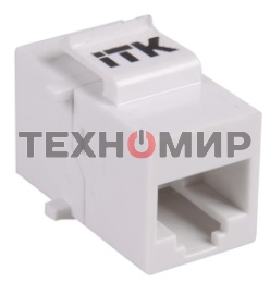 Проходной адаптер cat.5e UTP, RJ45-RJ45, тип Keystone Jack CS7-1C5EU ITK