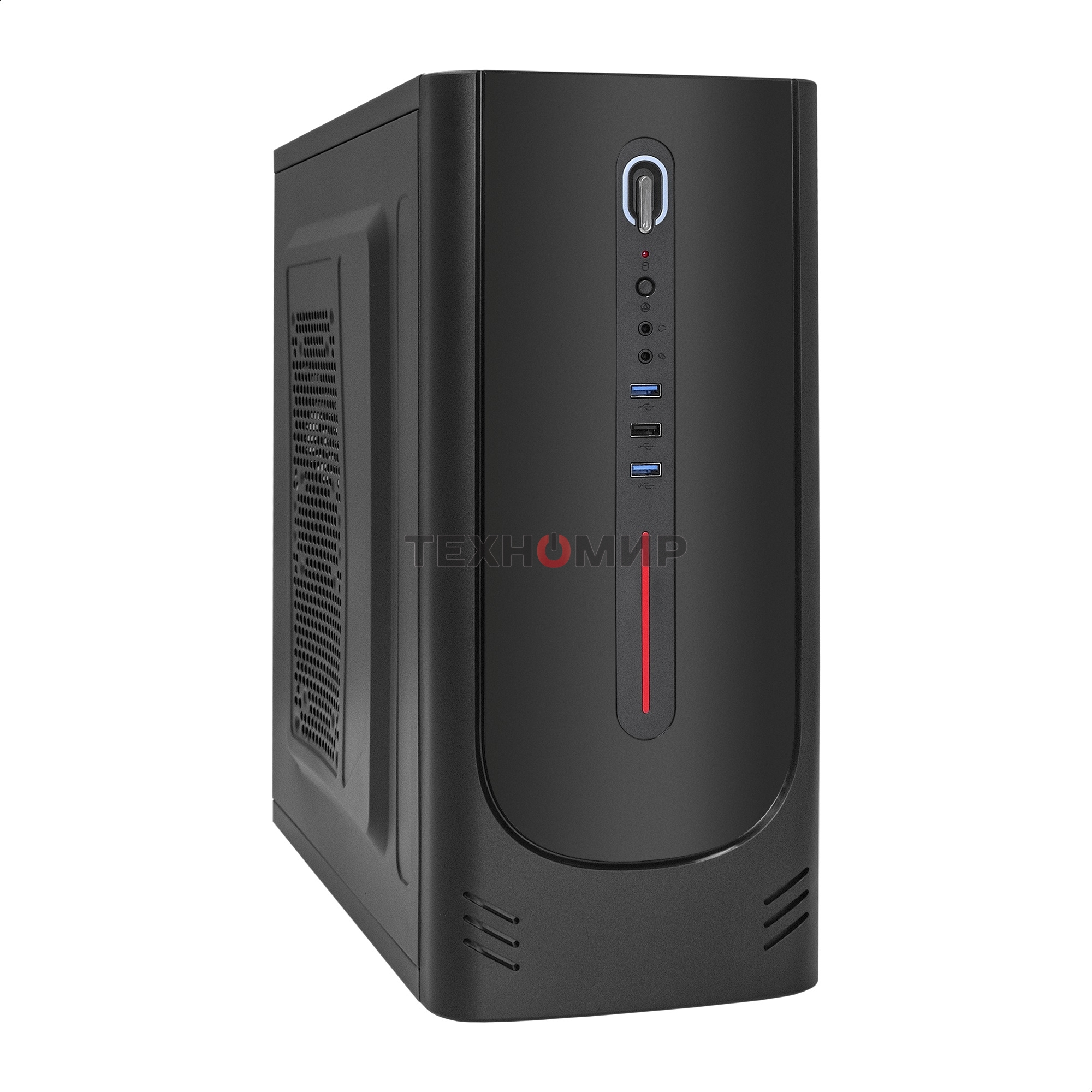 Компьютерный корпус Miditower ExeGate XP-340U-XP450 (ATX, XP450 с вент. 12см, 1хUSB/2хUSB 3.0, аудио)