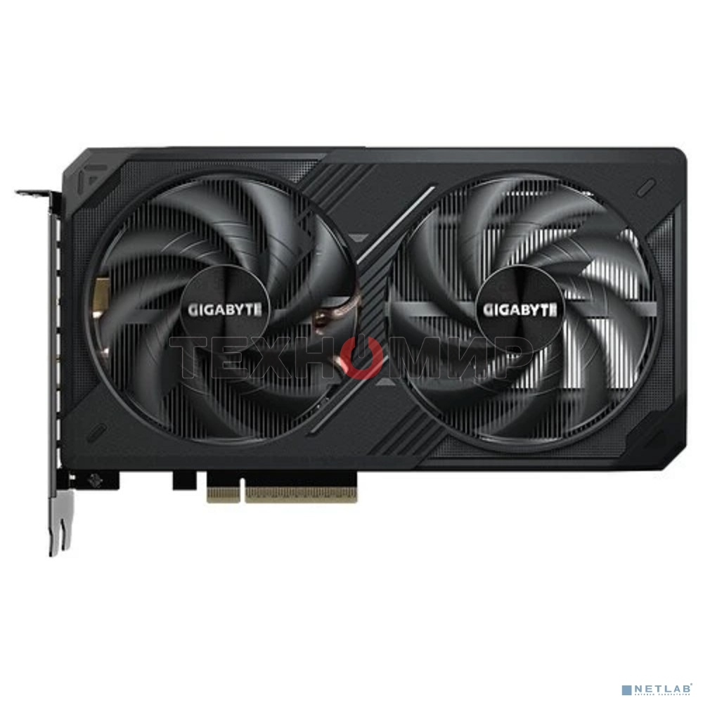 Видеокарта Gigabyte GeForce RTX 5060Ti Windforce, NVIDIA RTX 5060 Ti, 16G GDDR7, 128 бит, PCI-e 5.0, 1xHDMI, 3xDP, 2572 МГц