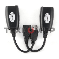 Кабель Gembird USB 2.0 удлинительный AM/AF/RJ45Fx2 по витой паре