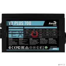 Блок питания Aerocool/Formula VX-700 PLUS, 700Вт, 120мм, черный, (аналог Aerocool VX Plus 700)