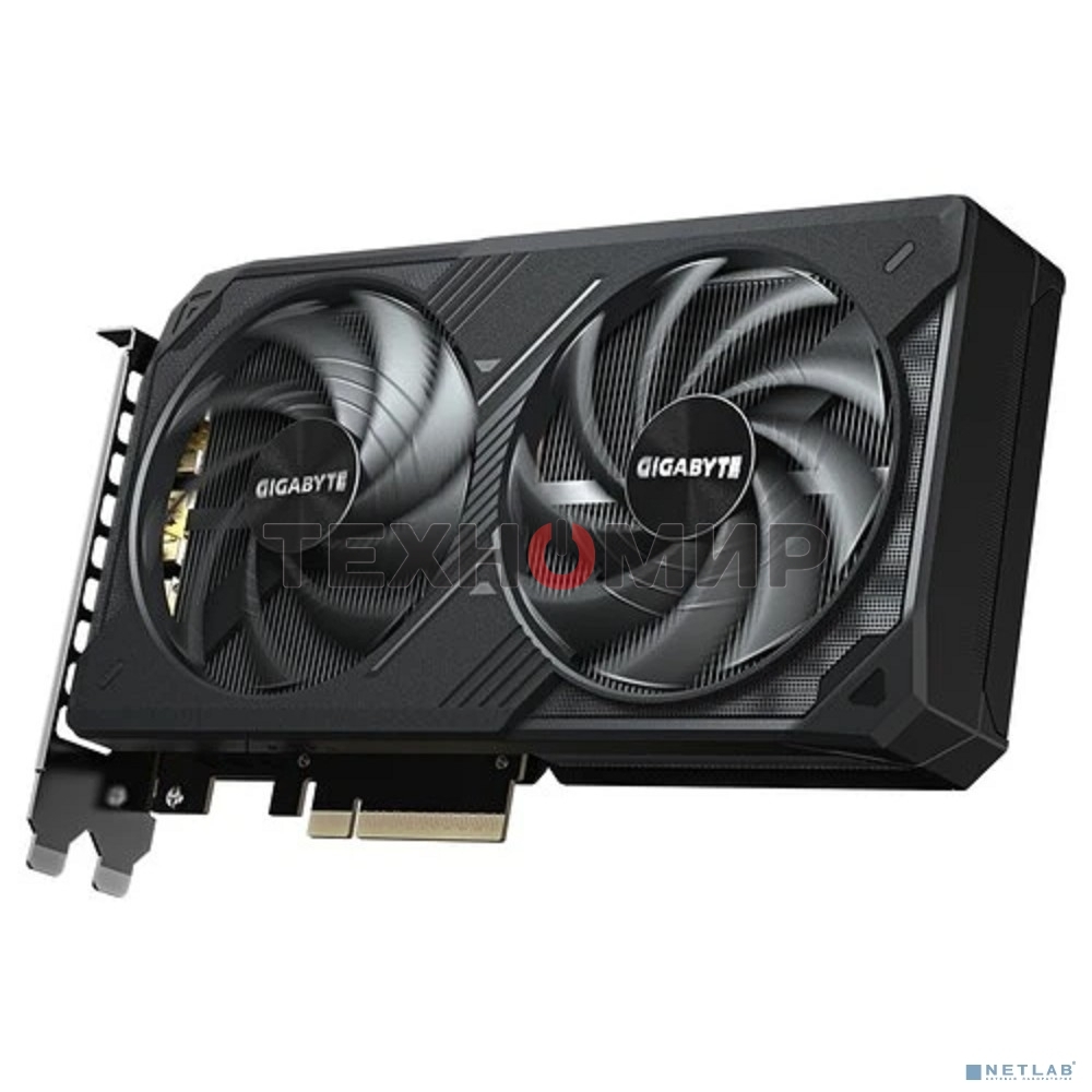 Видеокарта Gigabyte GeForce RTX 5060Ti Windforce, NVIDIA RTX 5060 Ti, 16G GDDR7, 128 бит, PCI-e 5.0, 1xHDMI, 3xDP, 2572 МГц
