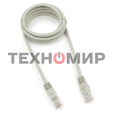 Патч-корд медный UTP Cablexpert PP10-1.5M cat.5e, 1.5м, литой, многожильный, серый