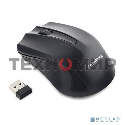 Мышь беспроводная Гарнизон GMW-430 черный, 1200 dpi, радиоканал, USB, кнопки - 3