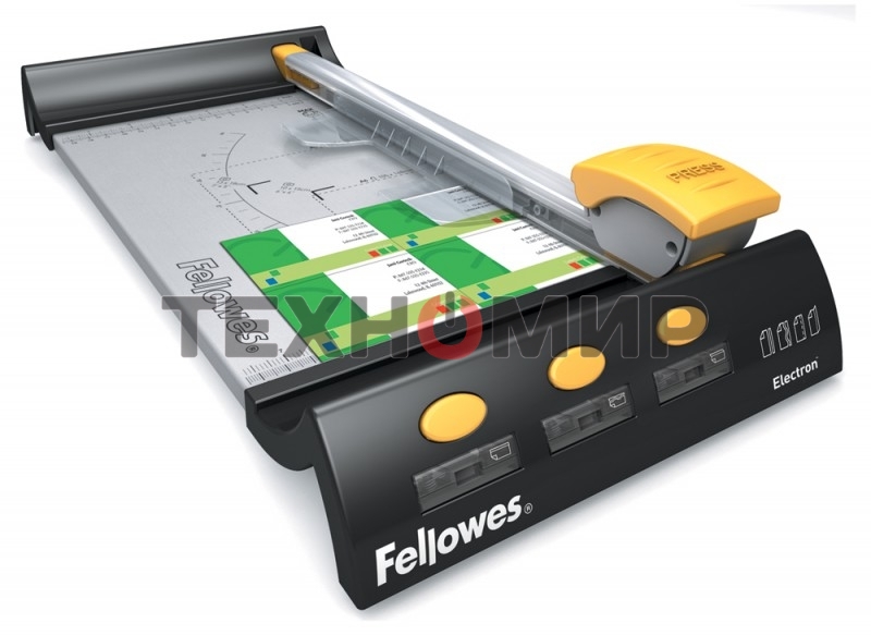 Резак дисковый Fellowes Electron A4 A4/10лист/320/ручн.прижим 54104