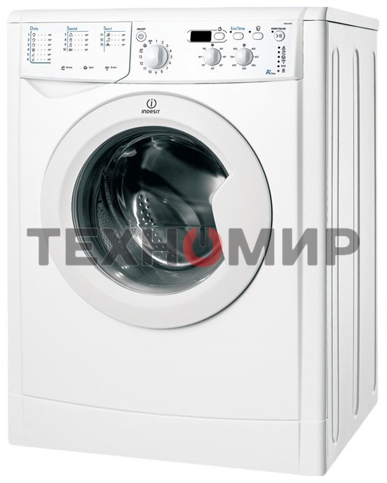 Стиральная машина Indesit IWUD 4105 белый, загрузка фронтальная 4 кг, 1000 об/мин., класс: А