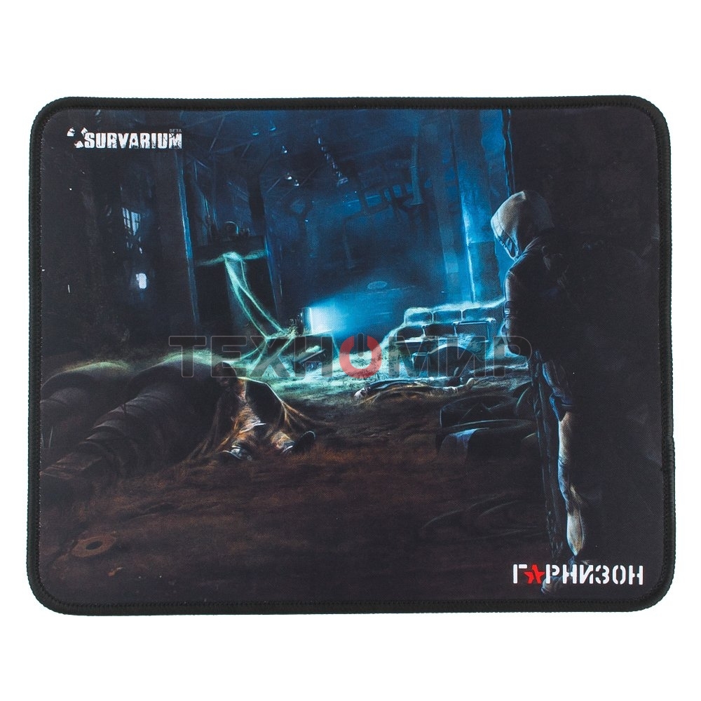 Коврик для мыши Гарнизон GMP-115, игровой, дизайн - игра Survarium, ткань/резина, размеры 200 x 250 x 3 мм