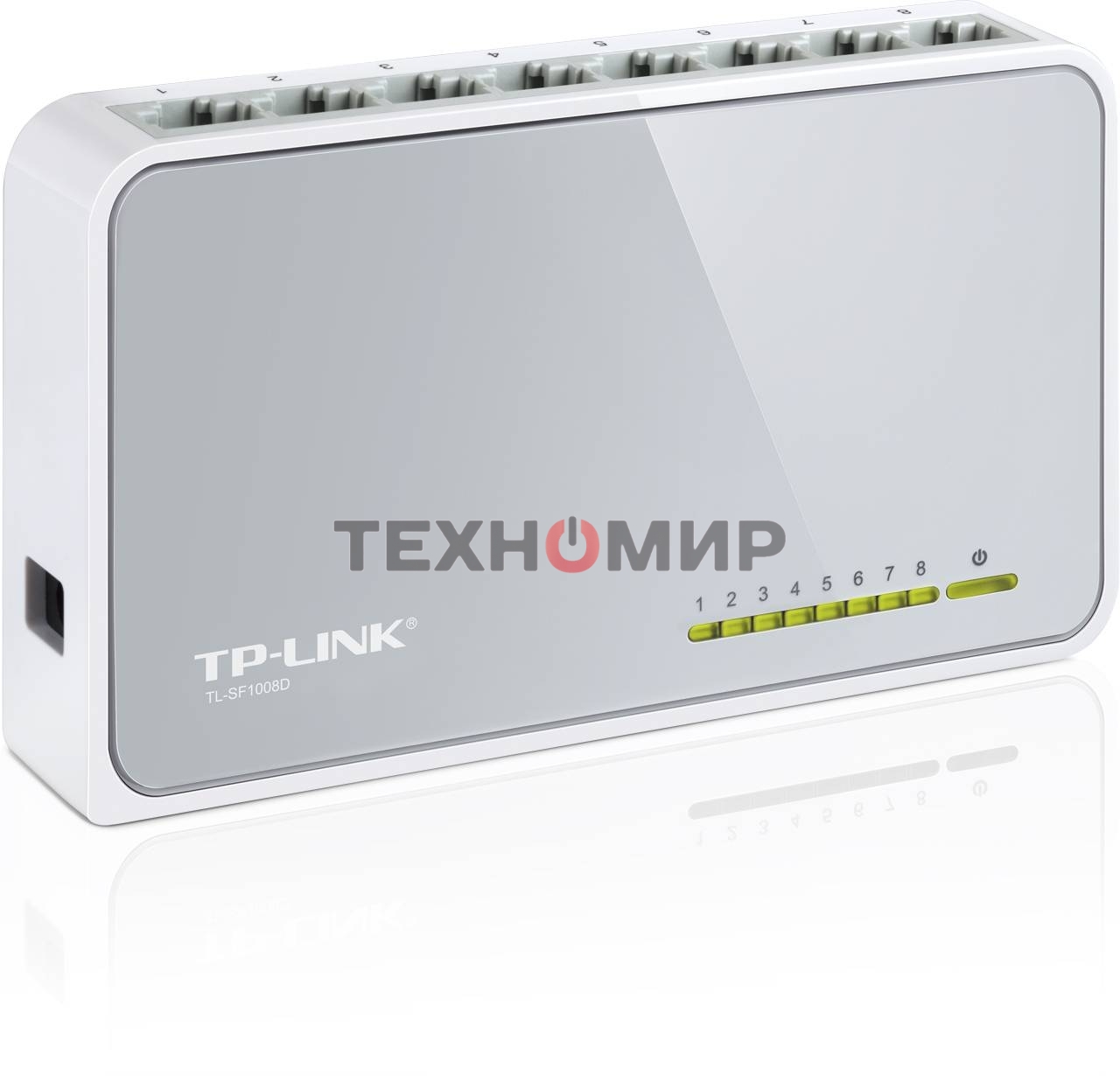 Коммутатор TP-Link SOHO TL-SF1008D Коммутатор 8-port 10/100M mini Desktop Switch, 8 10/100M RJ45 ports, Plastic case