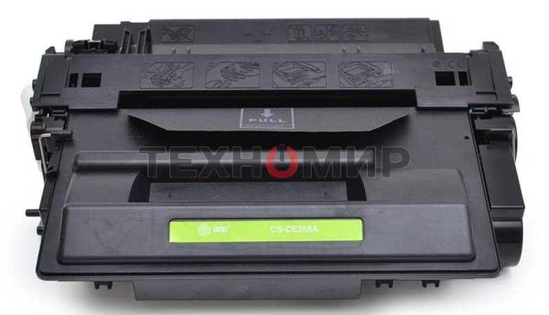 Картридж лазерный Cactus CS-CE255AS черный (6000 стр.) для HP LaserJet P3011/P3015